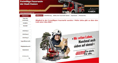 Desktop Screenshot of feuerwehr-kamen.de